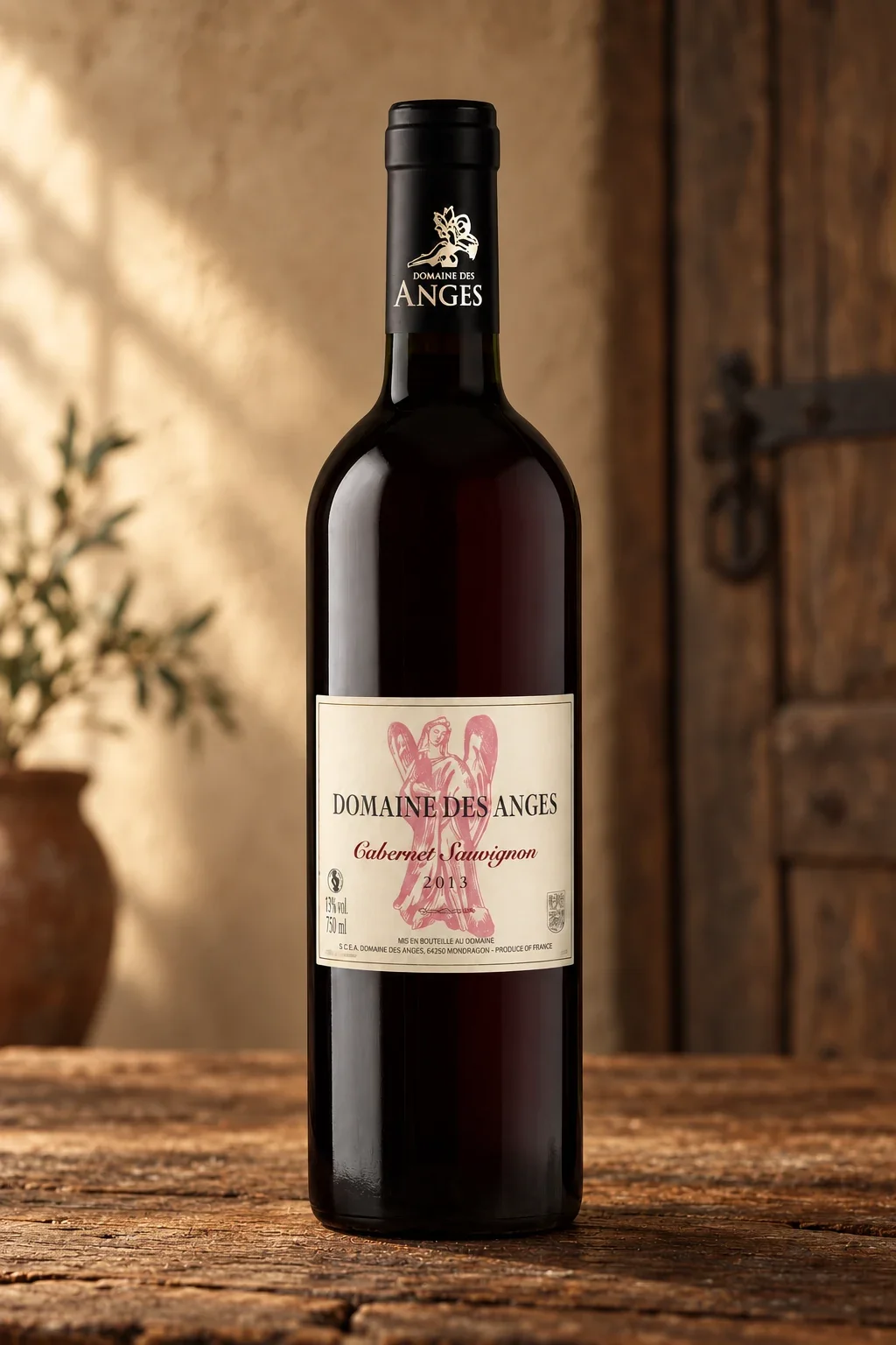 Domaine des Anges Cabernet Sauvignon IGP Vaucluse bottle