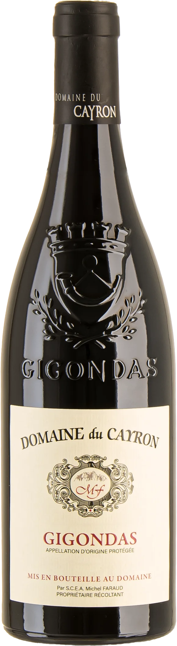 Domaine du Cayron Gigondas Rouge bottle